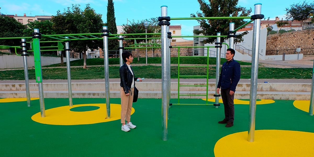 Con la instalación de estos dos parques de calistenia el Ayuntamiento de Tarazona cumple su compromiso con las demandas de los más jóvenes del municipio