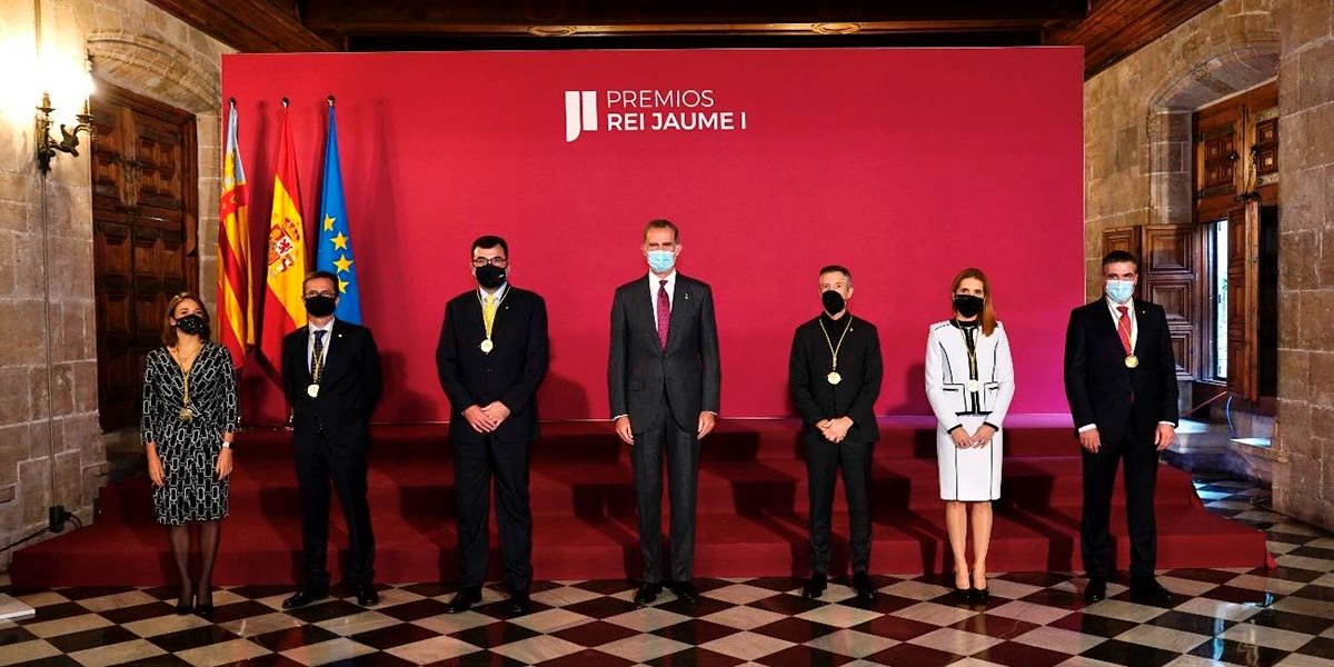 El CEO de Congelados de Navarra, Benito Jiménez Cambra recibió el 19 de noviembre en Valencia el Premio Rei Jaume I al Emprendedor 2021