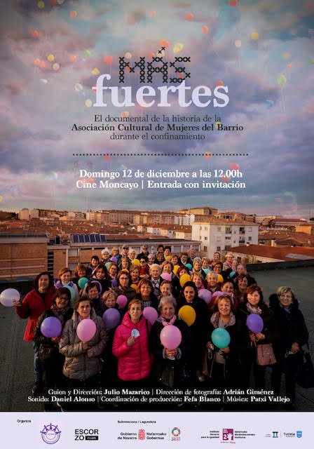Proyección en Tudela del documental ‘Más fuertes’ de la Asociación Cultural de Mujeres del Barrio