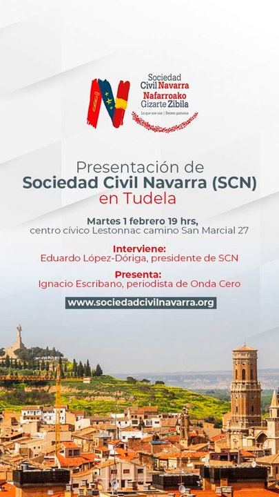 Presentación en Tudela de Sociedad Civil Navarra