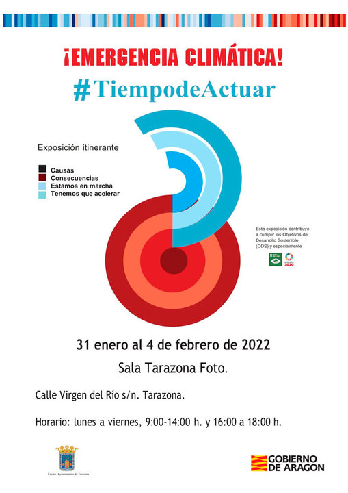 Exposición en Tarazona ‘¡Emergencia climática! #TiempodeActuar’