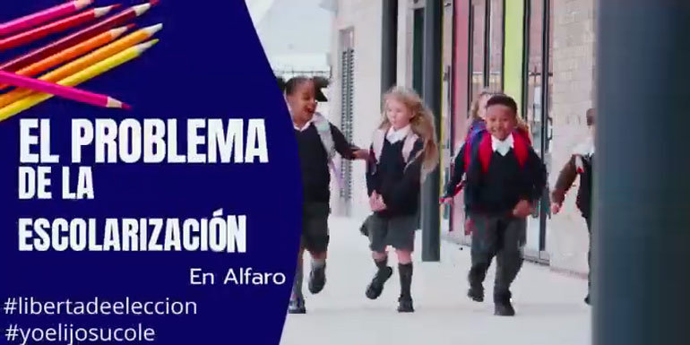 Las familias de Alfaro que quieren escolarizar este año a sus hijos en el Segundo Ciclo de Educación Infantil en cualquiera de los dos centros concertados están en un problema