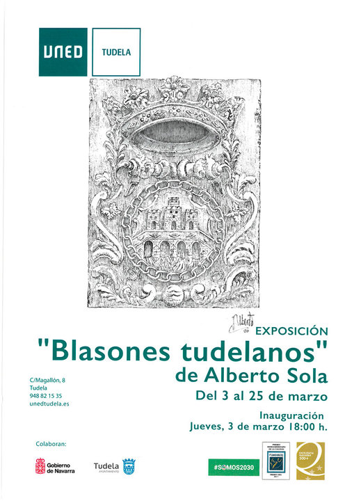 Exposición en Tudela ‘Blasones tudelanos’ de Alberto Sola