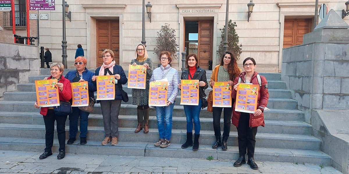 El Ayuntamiento de Tudela presenta las actividades del 8M programadas junto con el Consejo Municipal por la Igualdad para celebrar el Día Internacional de las Mujeres