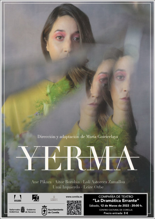 Teatro en Corella ‘Yerma’ con la compañía La Dramática Errante