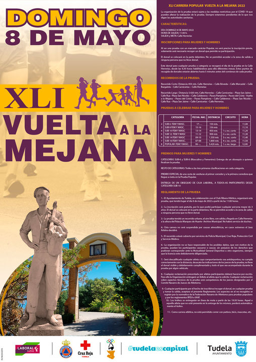 Cartel Vuelta a La Mejana 2022