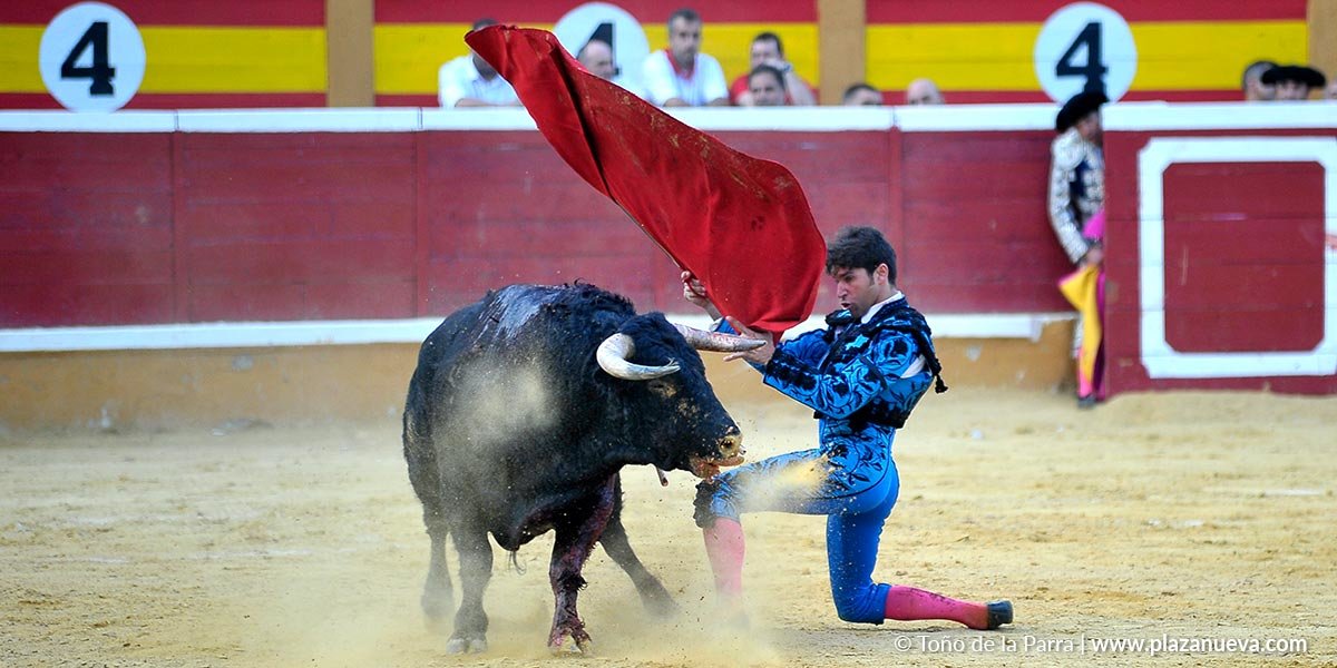 Cayetano Rivera en la plaza de toros de Tudela 2019