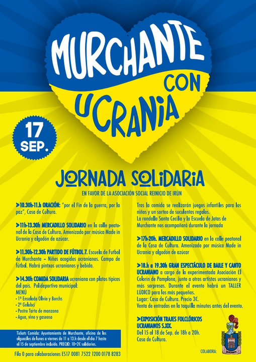 Jornada solidaria ‘Murchante con Ucrania’