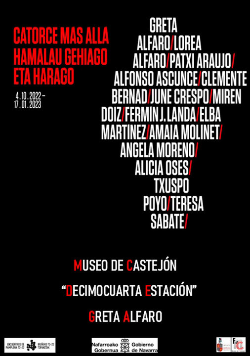 Exposición temporal ‘Catorce más allá’ en Castejón ‘Decimocuarta Estación’, de Greta Alfaro