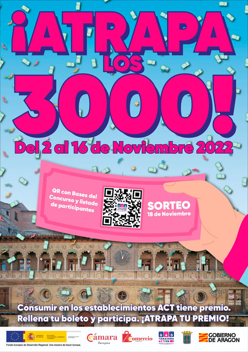 Campaña en Tarazona ‘¡Atrapa los 3.000!’