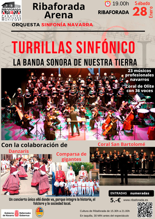 Concierto en Ribaforada ‘Turrillas Sinfónico la banda sonora de nuestra tierra’