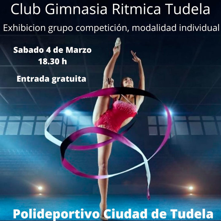 Exhibición del Club Gimnasia Rítmica de Tudela