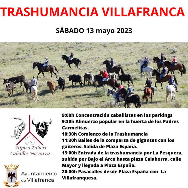 Trashumancia 2023 en Villafranca