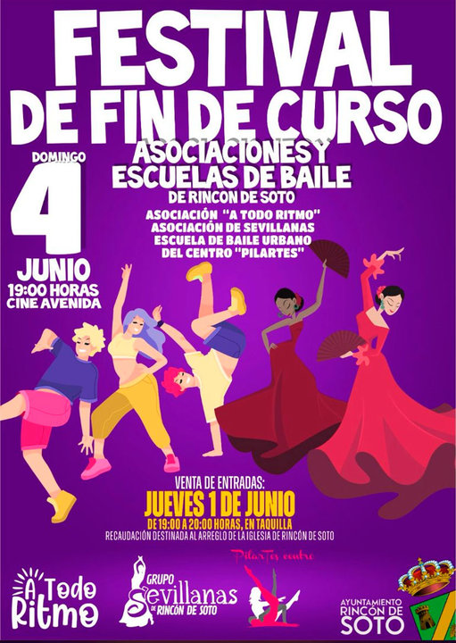 Festival de fin de curso de las Asociaciones y Escuelas de baile 2023 en Rincón de Soto