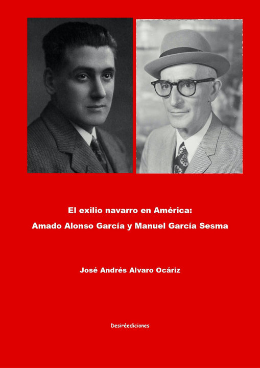 Presentación en Tudela del libro ‘El exilio navarro en América Amado Alonso García y Manuel García Sesma’ de José Andrés Alvaro Ocáriz