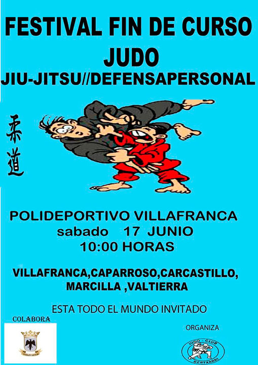 Festival fin de curso en Villafranca de Judo