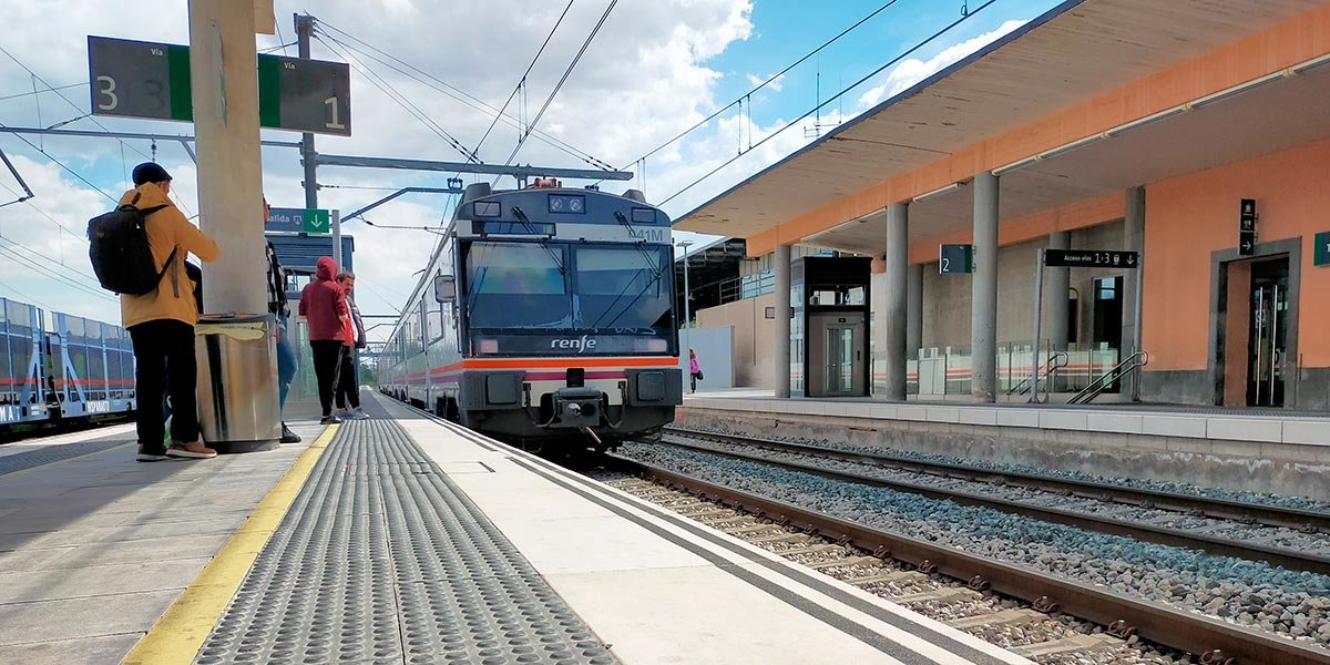Renfe estación tren Tudela