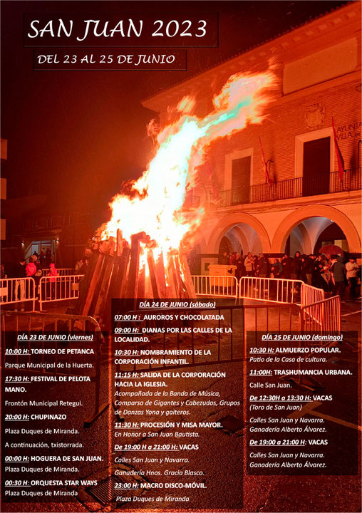 Fiestas de San Juan 2023 en Cortes