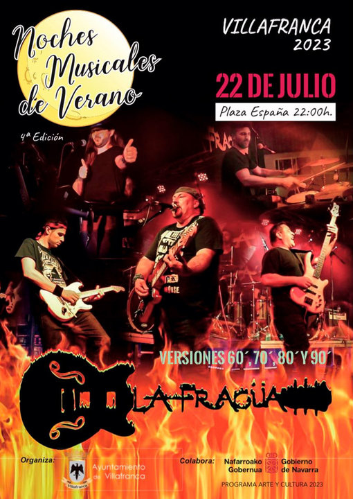 IV Noches musicales de verano 2023 en Villafranca La Fragua