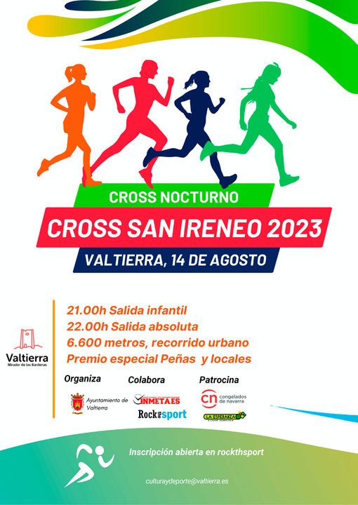 Cross nocturno San Ireneo 2023 en Valtierra
