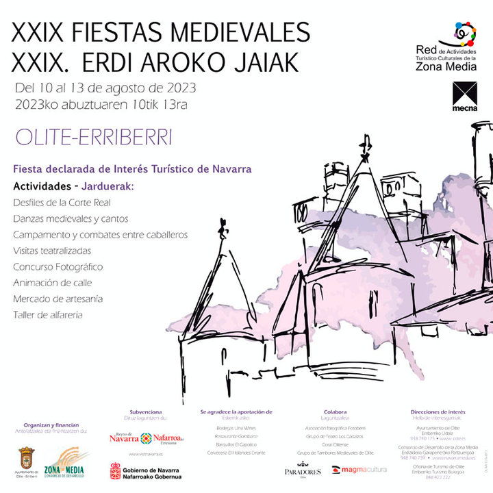 XXIX Fiestas medievales 2023 en Olite