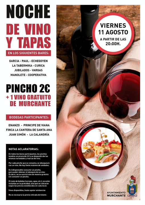 10ª Noche de Vino y Tapas 2023 en Murchante