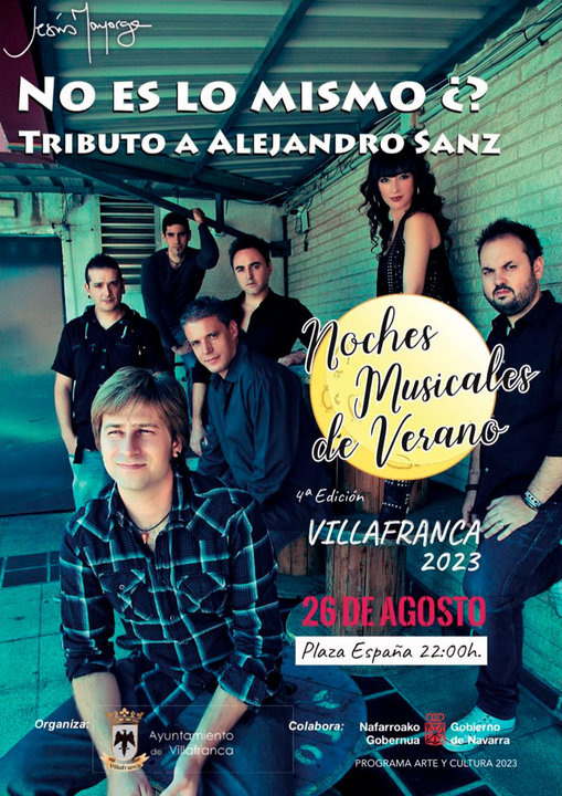 IV Noches musicales de verano 2023 en Villafranca No es lo Mismo