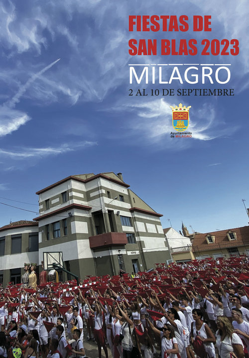 Programa de las Fiestas patronales en honor a San Blas 2023 en Milagro