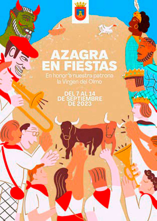 Programa de las Fiestas patronales en honor de la Virgen del Olmo 2023 en Azagra