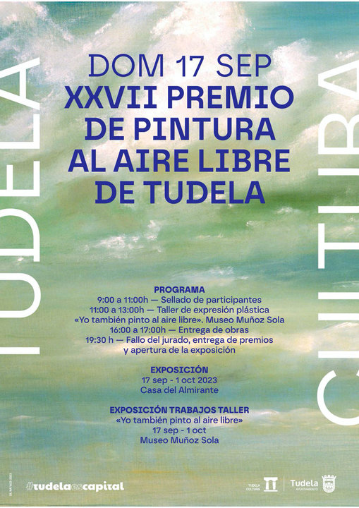 XXVII Premio de pintura al aire libre 2023 en Tudela
