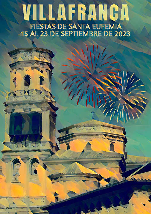 Programa de las Fiestas patronales en honor de Santa Eufemia 2023 en Villafranca