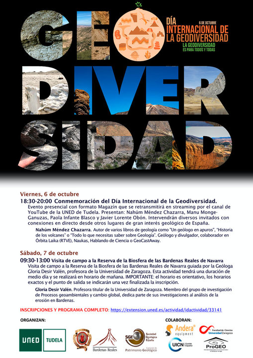 Día Internacional de la Geodiversidad 2023 en Tudela