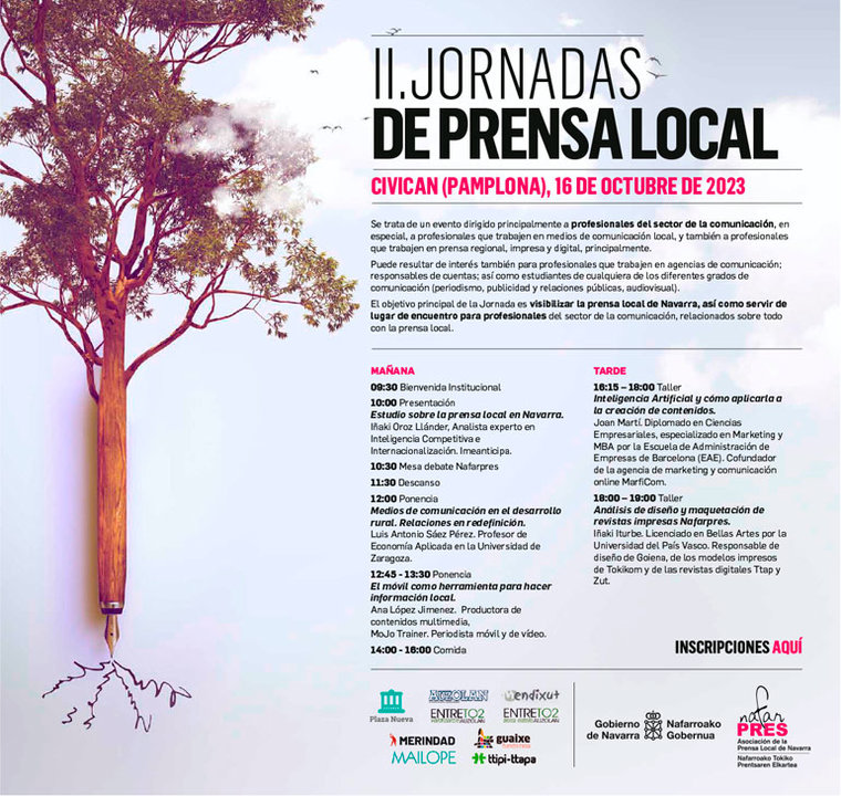 II Jornadas de Prensa Local de Navarra 2023 en Pamplona