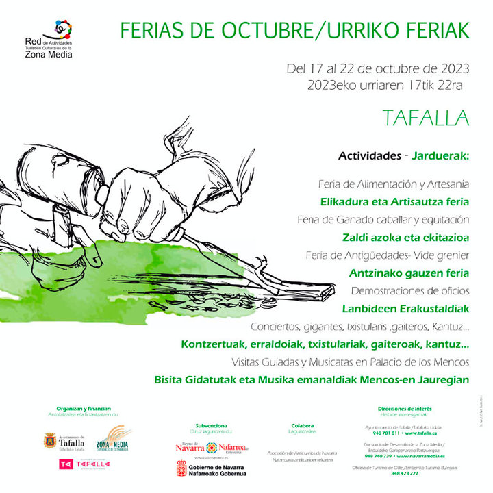 Ferias de Octubre 2023 en Tafalla