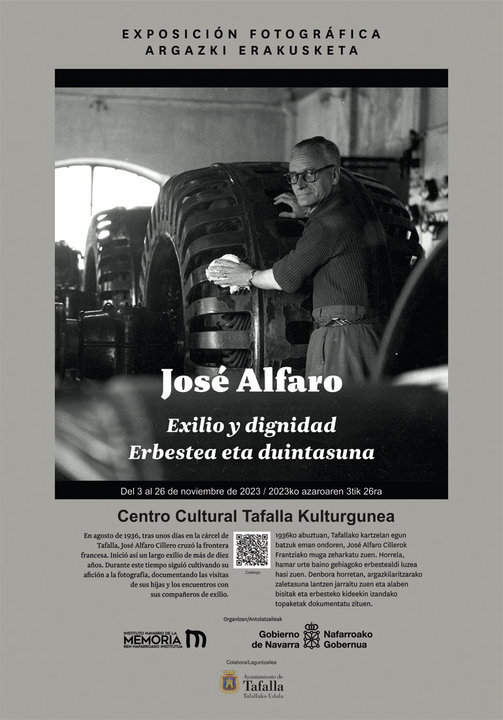 Exposición en Tafalla ‘Exilio y dignidad’ de José Alfaro