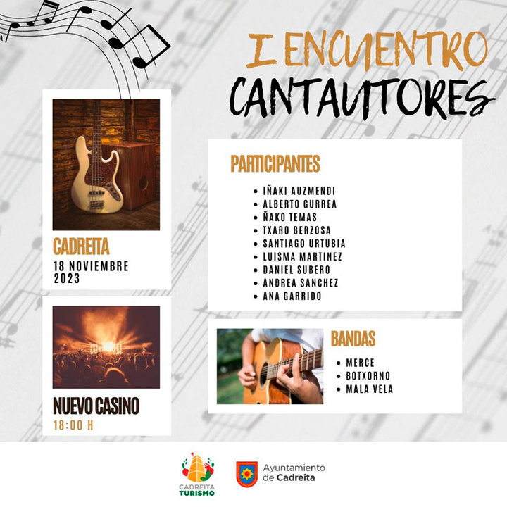 I Encuentro de cantautores de la Ribera 2023 en Cadreita