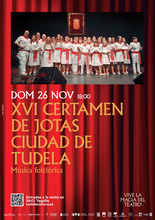 XVI Certamen de Jotas Ciudad de Tudela ‘Premio Comunidad Foral de Navarra’ 2023 en Tudela