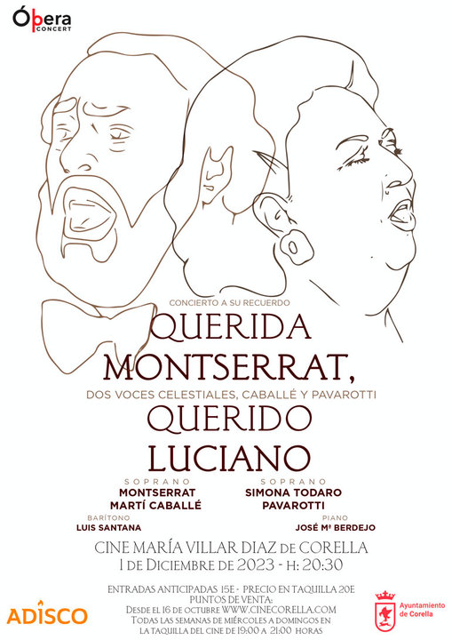 Gala lírica en Corella ‘Querida Montserrat, Querido Luciano’