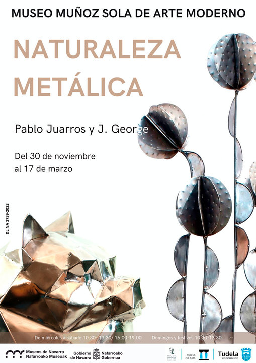 Exposición en Tudela ‘Naturaleza metálica’ de Pablo Juarros y J. George