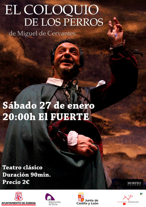 Teatro en Ágreda ‘El coloquio de los perros’ de Miguel de Cervantes