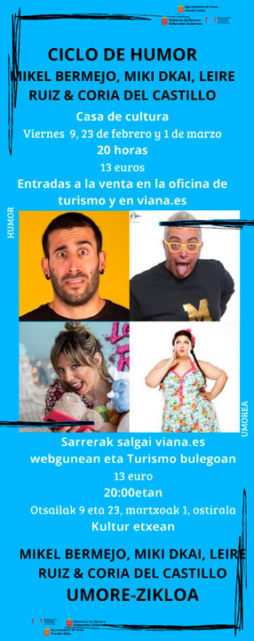 Ciclo de Humor 2024 en Viana