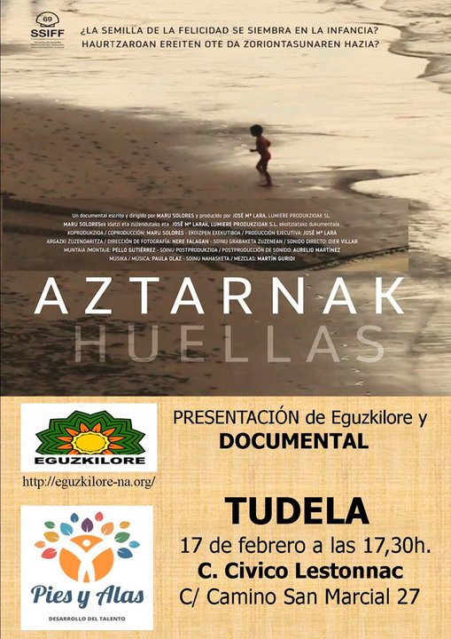 Presentación en Tudela de Eguzkilore y proyección del documental ‘Aztarnak Huellas’