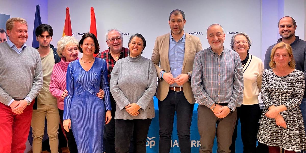 Los nuevos miembros de la Junta Local del PPN en Tudela