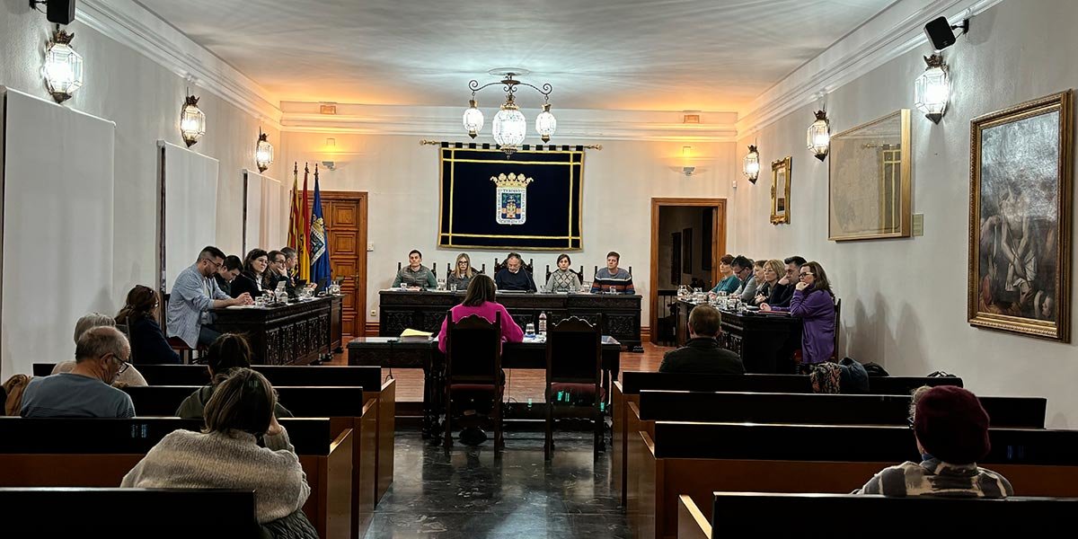 Pleno ordinario en el Ayuntamiento de Tarazona