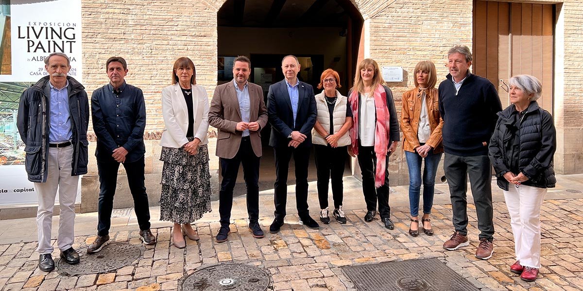 Reunión del Patronato de Fundación Caja Navarra en Tudela