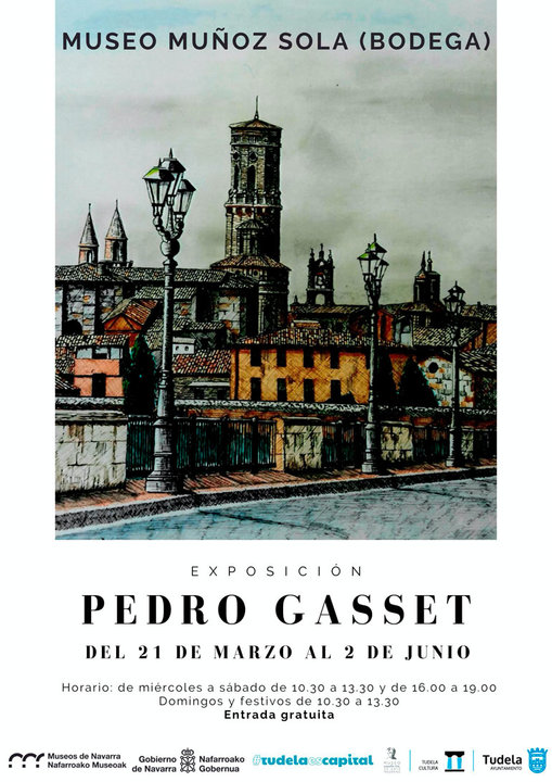 Exposición en Tudela de Pedro Gasset