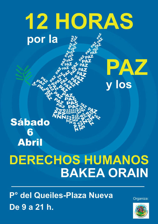 12 Horas por la paz y los derechos humanos 2024 en Tudela