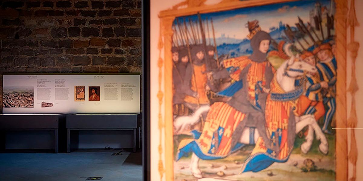 La exposición  'Agramonteses y Beaumonteses' que se puede visitar en el castillo de Marcilla