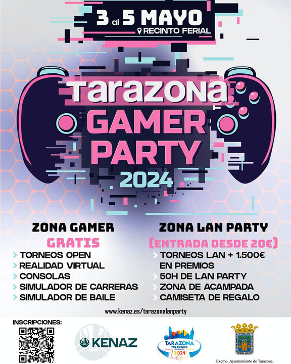 II Tarazona Gamer Party 2024 en Tarazona