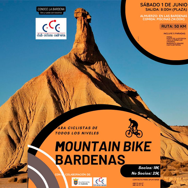 Mountain Bike Bardenas 2024 en Cadreita